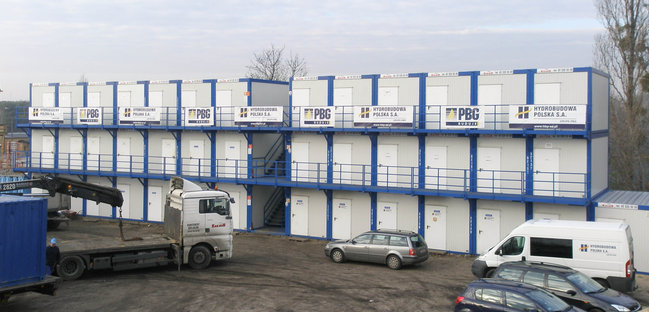 Construction Site of Sports Hall in Toruń, Poland